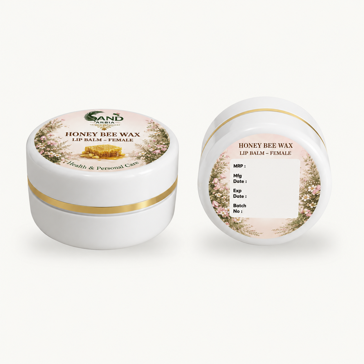 Honey Bee Wax Moisturising Balm (50g) + Lip Balm Male + Lip Balm Female  (COMBO)
