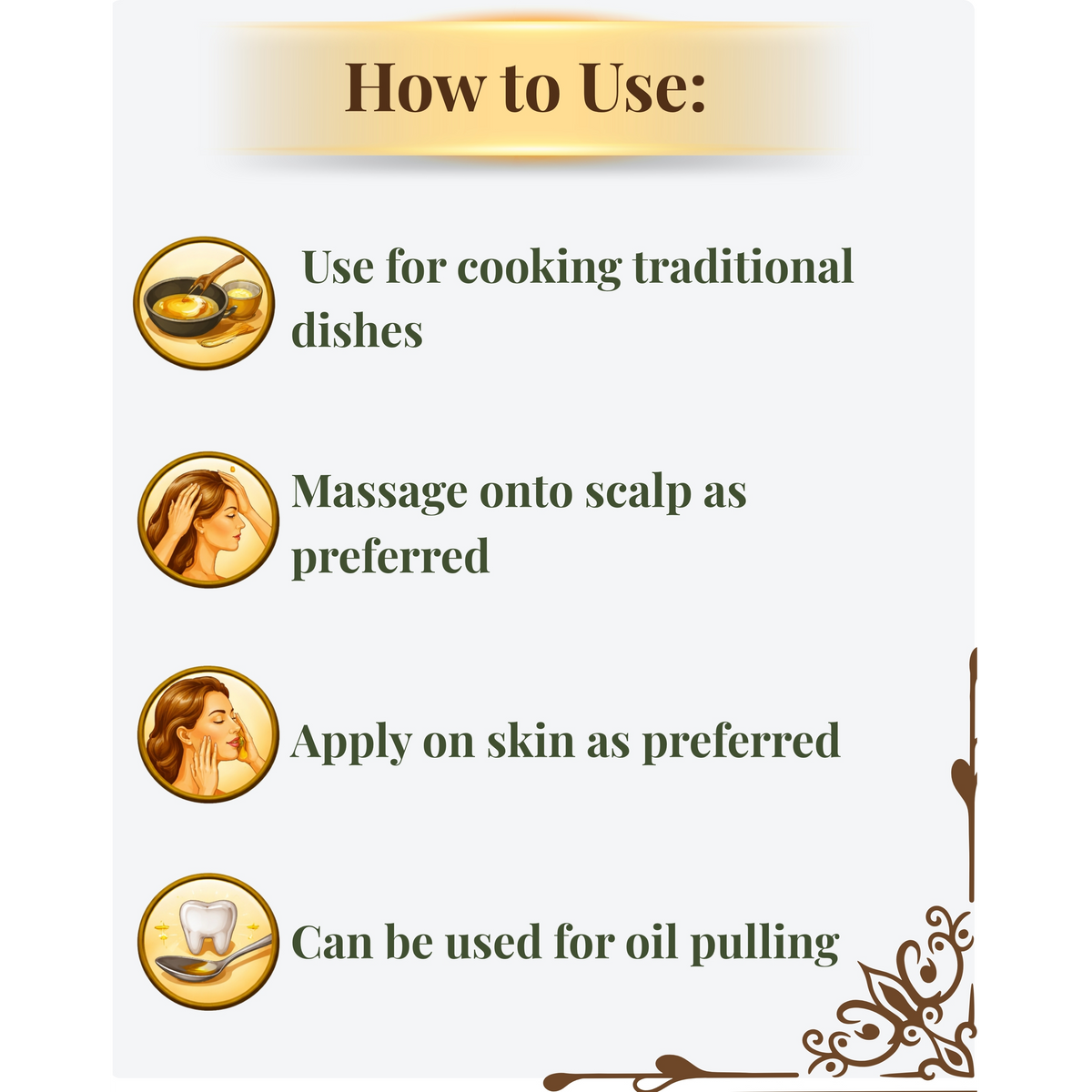 Black seed Sesame oil