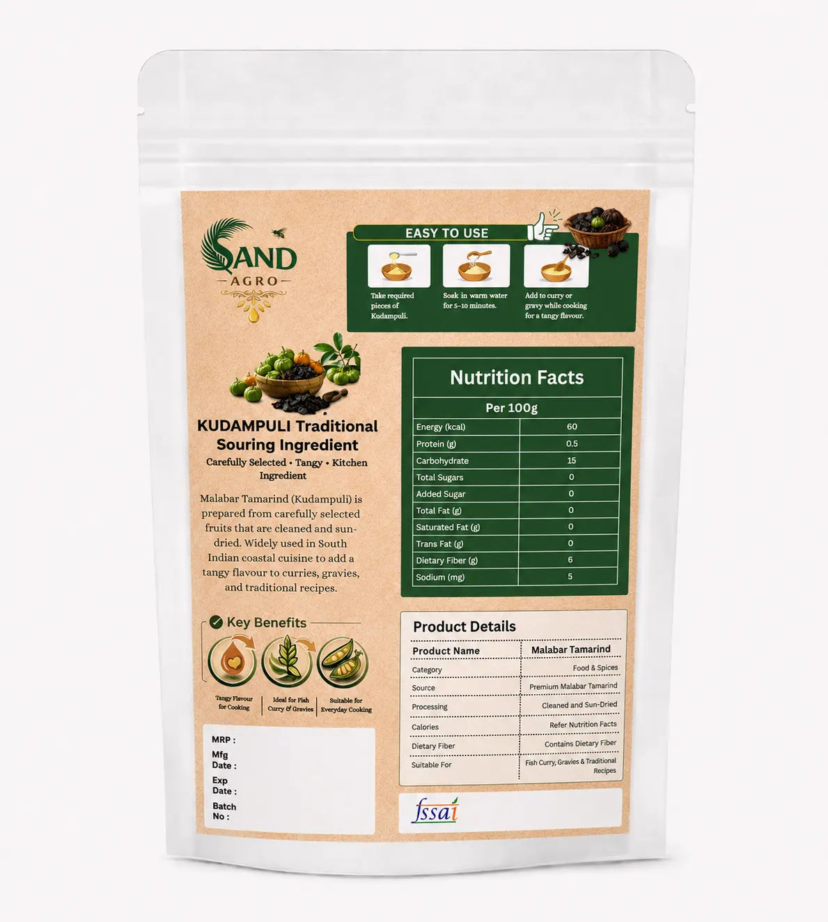 Malabar Tamarind / Kudampuli