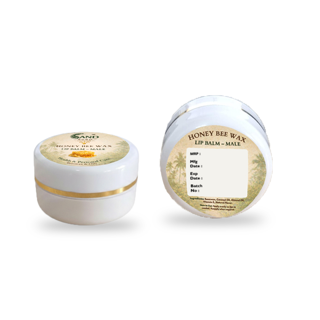 Honey Bee Wax Lip Balm - Male