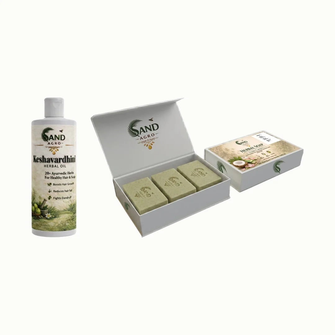 Keshavardhini Herbal Oil 100ml + Herbal Soap 200gm (COMBO )